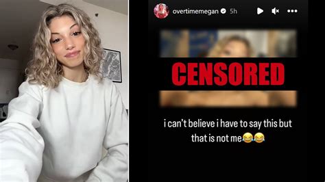 overtime megan leaked pics|Overtimemegan speaks out after hacker leaks personal photos